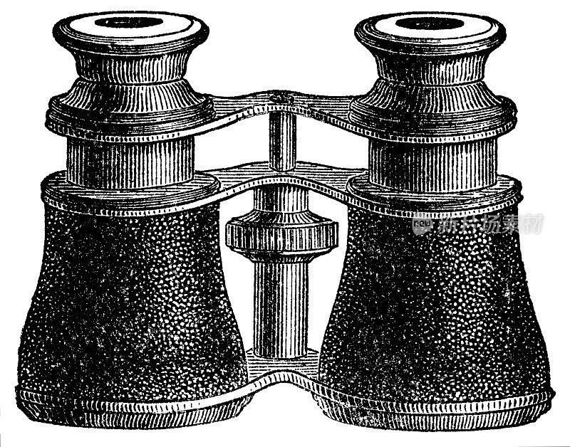 伽利略双筒望远镜由James W. Queen & Company制作- 19世纪